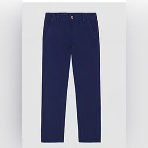 IZOD Little & Big Kid Boy Straight Regular Fit Flat Front Pant in bold navy 14
